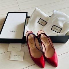 Gucciグッチ スリングバック パンプス