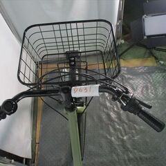 D631　★限定特価★ 中古自転車 【　27インチ　カーキ　6段　LEDオートライト 】
