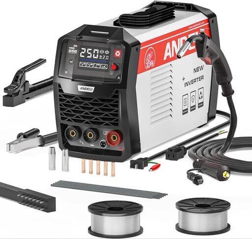 半自動溶接機 120AノンガスMIG/アーク溶接/lift TIG 100V/200V兼用