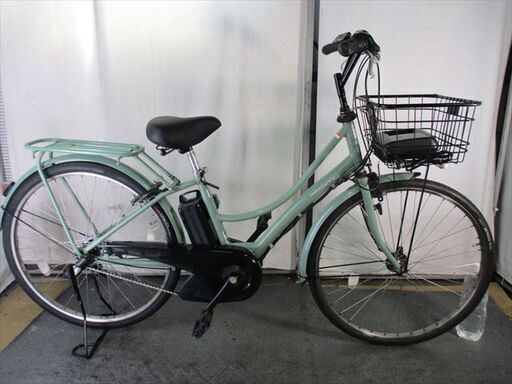 Ｄ635　★整備済み　中古電動自転車★ヤマハ　PAS　AMI【26インチ　グリーン　8.7Ah】