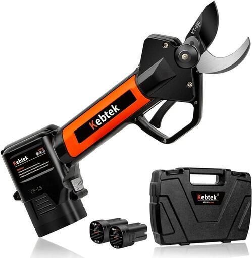 電動剪定バサミ 日本製テフロン非粘着性コーディング刃 16.8V コードレス