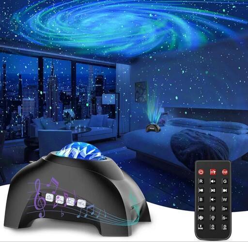 プラネタリウム 家庭用 ギャラクシーライト スタープロジェクターライト 14種点灯モード リモコン付き　家電 プロジェクター、ホームシアター