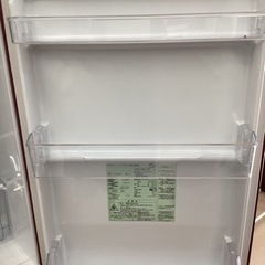 美原店　2018年製　大容量ワイドフリーザー　2ドア　冷凍冷蔵庫 AQR-18G