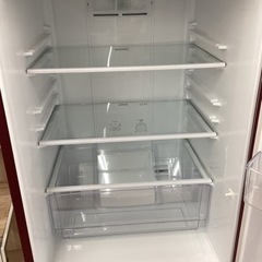 美原店　2018年製　大容量ワイドフリーザー　2ドア　冷凍冷蔵庫 AQR-18G