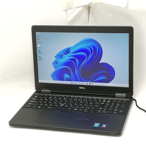 高性能 高速SSD Wi-Fi有 フルHD 15.6型 中古ノートパソコン DELL E5550 第5世代Core i7 16GB 無線 Bluetooth Webカメラ Windows11 Office済