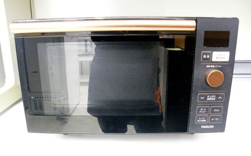 ヤマゼン 2020年製 電子レンジ NERP-018FV 山善 レンジ 前開き 庫内