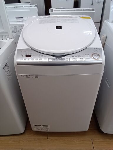 ★ジモティ割あり★ SHARP 乾燥機付き洗濯機 8.0/4.5ｋｇ 19年製 動作確認／クリーニング済み TK2519