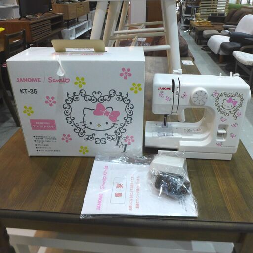 [未使用品]JANOME ジャノメ ハローキティーミシン KT-35 【モノ市場東海店】147