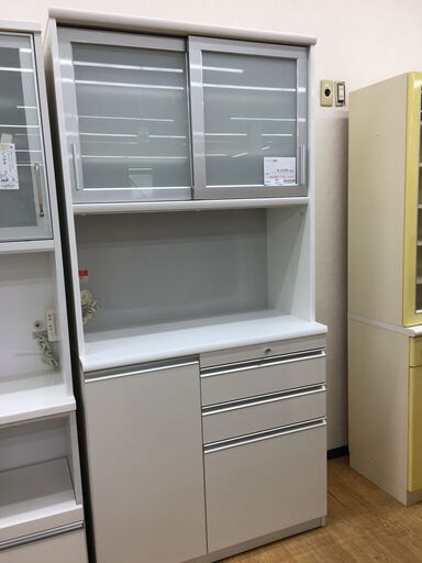 ★ジモティ割あり★ ユーアイ 食器棚  W110×D50×H207 クリーニング済み SJ6127