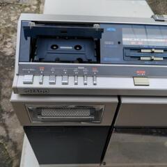 SHARP　昭和　レトロ　両面演奏ポータブルステレオ　VZ-V2　100V　50/60hertz