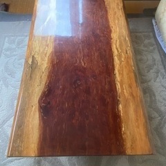 ブビンガ一枚板テーブル