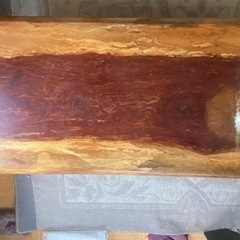 ブビンガ一枚板テーブル