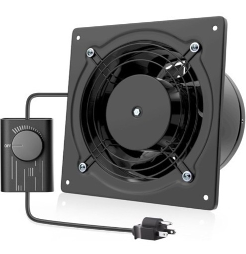 【未使用品】強化型換気扇　ダクトファン　150mm ブラック