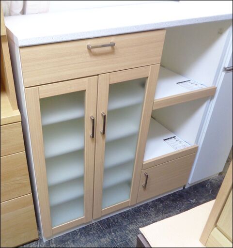 【￥22000-】キッチンカウンター 食器棚 収納