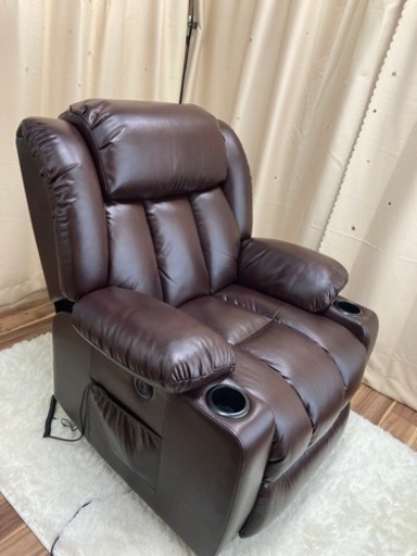 早いもの勝ち！！◆極美品◆  電動リクライニングチェア 茶色 ブラウン