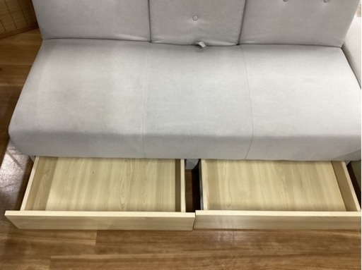 ソファ（オットマン付き）【町田市再生家具】240954 【公式通販】