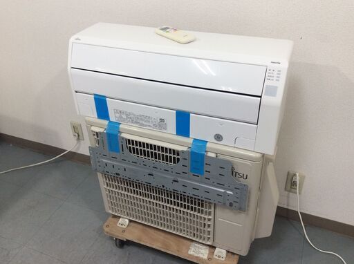 （7/20受渡済）YJT9147『安心30日間保証付』【FUJITSU/富士通 10畳用エアコン】美品 2021年製 ノクリア AS-C281L-W 家電 冷暖房 エアコン 壁掛型 100V