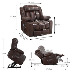 早いもの勝ち！！◇極美品◇ 電動リクライニングチェア 茶色 ブラウン