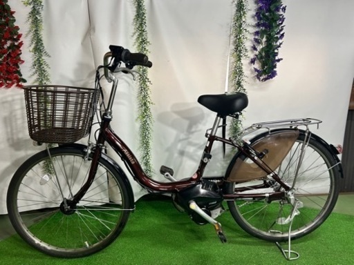 No.117 BRIDGESTONE Assista A45 24インチ 3段変速ギア 電動自転車整備済み中古現状