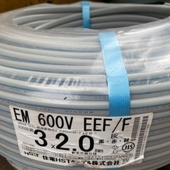 EEF ケーブル 2.0mm×3芯   1巻   100m巻