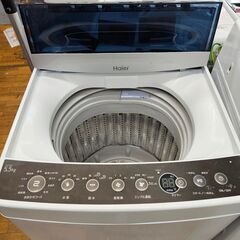 【リサイクルショップどりーむ鹿大前店】No.10223　ハイアール　洗濯機　2021年製　洗濯容量5.5㎏　1～2暮らしに最適なサイズです♪ リサイクルショップどりーむ鹿大前店】No.9974 ハイアール 洗濯機 2018年