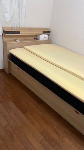 家具 ベッド セミダブルベッド