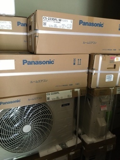 新品　夜間OK 即日　本体　工事可　 処分込み　エアコン　パナソニック　CS -224DFL　家電 季節、空調家電 エアコン