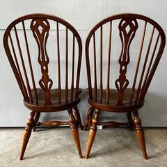イギリスヴィンテージ コテージチェア スティックバックチェア ウィンザーチェア ダイニングチェア リビングチェア チェア 椅子 イス ヴィンテージ ビンテージ アンティーク 2脚セット