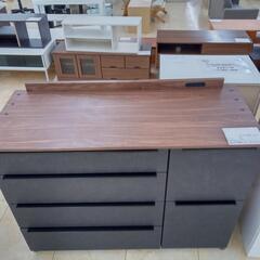 ☆ジモティ割あり☆ シギヤマ家具 レンジ台 ダークブラウン 黒 H93×D48×