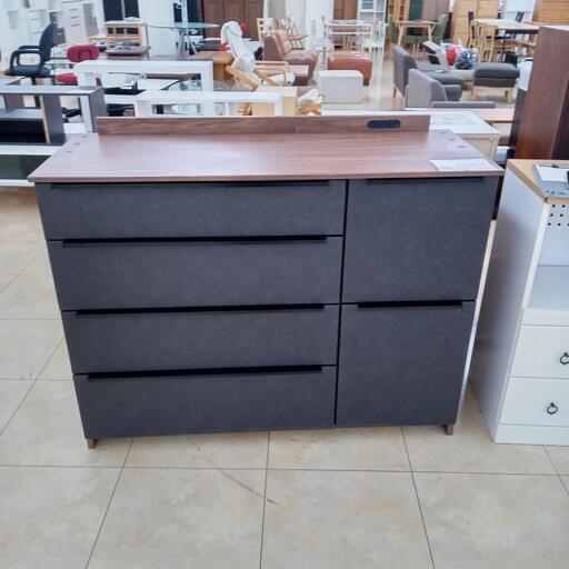 ★ジモティ割あり★ シギヤマ家具 レンジ台 ダークブラウン　黒 H93×D48×W120 クリーニング済み OJ4824