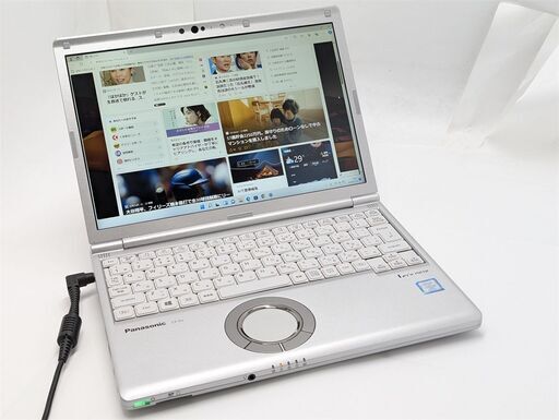 激安 高速SSD Panasonic CF-SV7RFCVS 第8世代Core i5 8GB 中古ノートパソコン WUXGA 無線 カメラ Windows11 Type-C Bluetooth Office