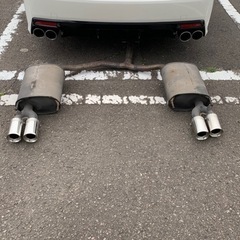 マークx g\'s 純正マフラー　ride’s houseマフラーカッター付き