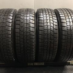 タイヤ走行短め【DUNLOP WM02 195/65R16】スタッドレス【LEGZAS レグザス 16インチ 6.5J4HPCD100+38】19年製 ロッキー ライズ等　(KTO080)