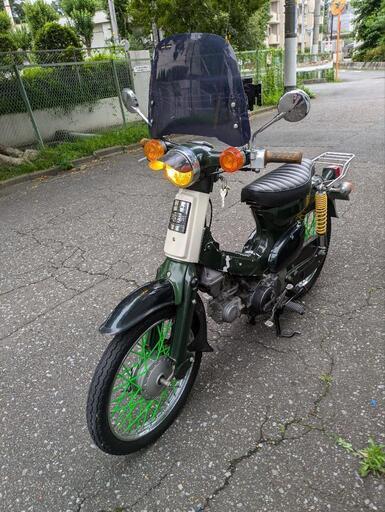 HONDAスーパーカブ鉄キャブ車、バイク