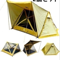 icamp 折り紙テント　ラクバイン　2個セット