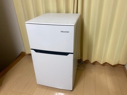 【2017年式】冷蔵庫　ハイセンス93L 2ドア冷凍冷蔵庫