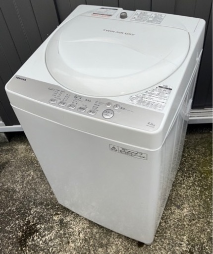 埼玉 東京都 配達設置無料 特価 東芝 洗濯機 4.2kg パワフル浸透洗浄 風乾燥機能付