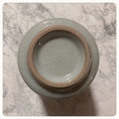 ご購入者様決定꒰未使用꒱貫入 縦縞模様 夫婦湯呑み茶碗 和柄 焼き物