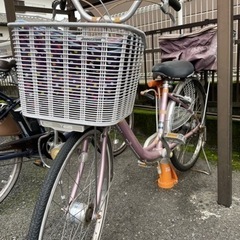 ☆ジモティ割あり☆ 軽快車 24インチ 若草色 クリーニング済み TJ1025