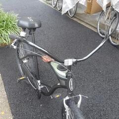 中古自転車３１４５　前後タイヤ新品！　シュイン　ビーチクルーザー　２６インチ　ギヤなし　ワイヤー錠　ライトは付属していません