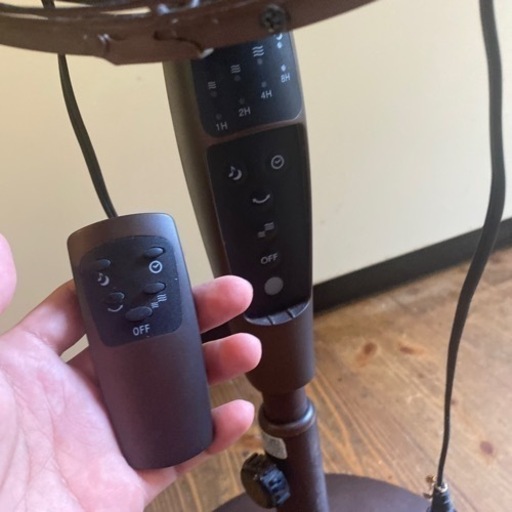 rir-350 ドウシシャ 金属製羽 扇風機 メタルブラウン メタルファン