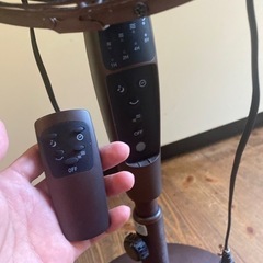 rir-350 ドウシシャ　金属製羽　扇風機　メタルブラウン　メタルファン