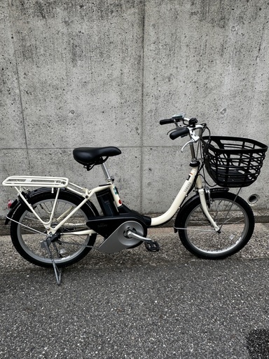 【美品】【ヤマハ】YAMAHA PAS SION-U（パス シオン ユー）電動自転車　「PA20SU」20インチ アイボリー