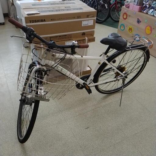 自転車 27インチ 白 TJ6110