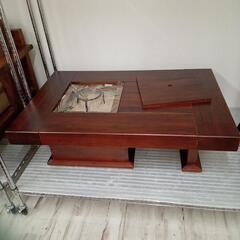 ☆囲炉裏 家具 テーブル 和室 古民家 灰付き ?自社配送時?代引き可?※現金、