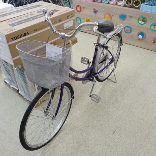 自転車 24インチ 紫 TJ6112