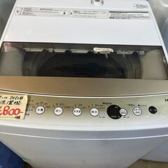 【送料無料キャンペーン】分解清掃済み　Y0000　HAIER　ハイアール　6㎏　2021年製　送料A　札幌　リサイクルれお　すすきの店