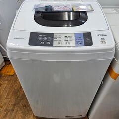 【リサイクルショップどりーむ鹿大前店】No.10314　日立　洗濯機　2017年製　洗濯容量5.0㎏　1人暮らしに最適なサイズです♪