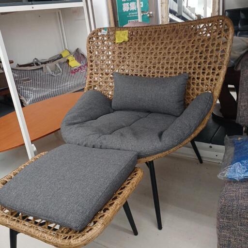 ★ジモティー割あり★リゾートパーソナルチェア　BR 現状販売 高さ(H)92× 幅(W)97× 奥行(D)106（cm)　【joh1729】