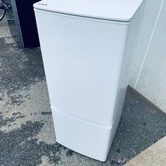 ♦️三菱ノンフロン冷凍冷蔵庫【2022年製】MR-P15G-W1